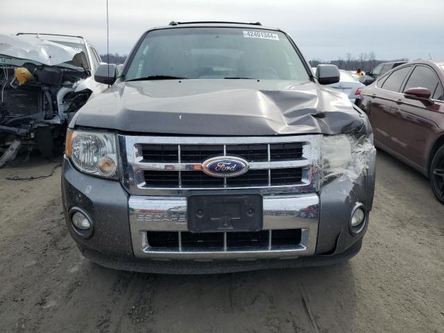 1FMCU0EGXCKC54133 - 2012 FORD ESCAPE LIMITED GRAY photo 5