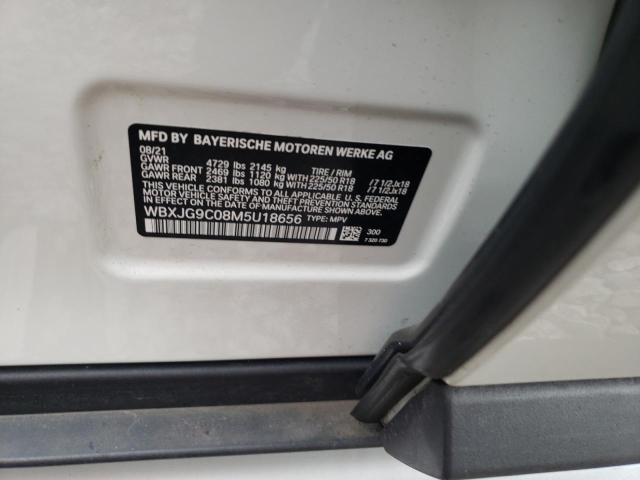 WBXJG9C08M5U18656 - 2021 BMW X1 XDRIVE28I WHITE photo 13