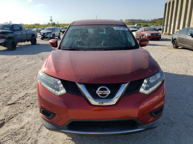 KNMAT2MT9GP693051 - 2016 NISSAN ROGUE S RED photo 5