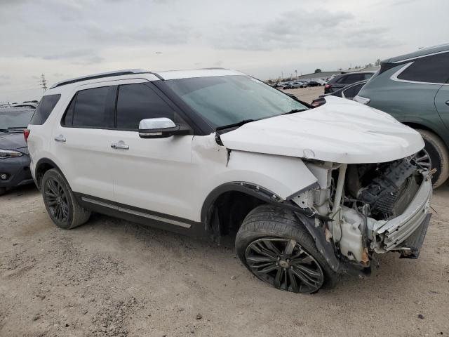 1FM5K8HT4HGC84678 - 2017 FORD EXPLORER PLATINUM WHITE photo 4