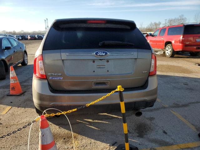 2FMDK3JC1DBA73674 - 2013 FORD EDGE SEL GRAY photo 6