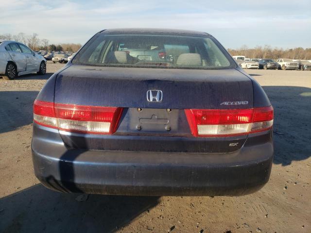 1HGCM56604A137077 - 2004 HONDA ACCORD EX BLUE photo 6