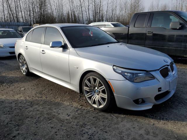 WBANW53528CT52979 - 2008 BMW 550 I SILVER photo 4