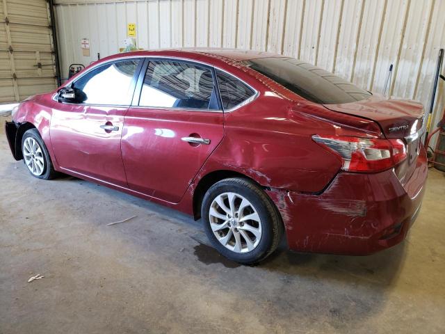 3N1AB7AD9JL606039 - 2018 NISSAN SENTRA RED photo 2