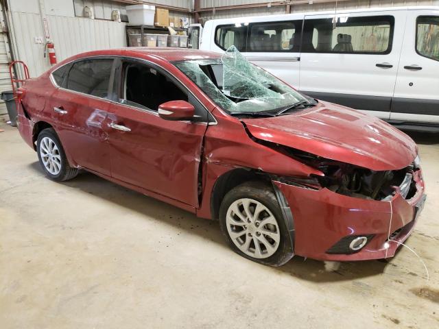 3N1AB7AD9JL606039 - 2018 NISSAN SENTRA RED photo 4