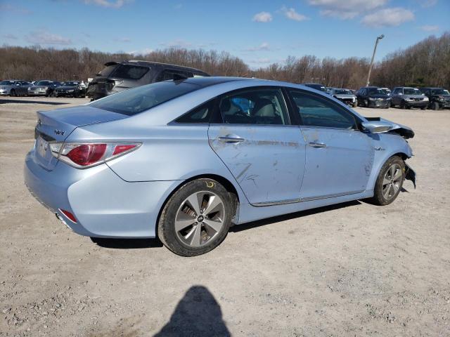 KMHEC4A46CA031320 - 2012 HYUNDAI SONATA HYBRID BLUE photo 3