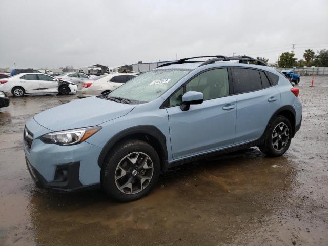 JF2GTADC8J8277709 - 2018 SUBARU CROSSTREK PREMIUM GRAY photo 1