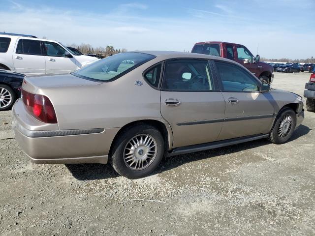 2G1WF55EX19207327 - 2001 CHEVROLET IMPALA TAN photo 3