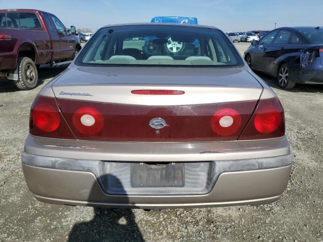 2G1WF55EX19207327 - 2001 CHEVROLET IMPALA TAN photo 6