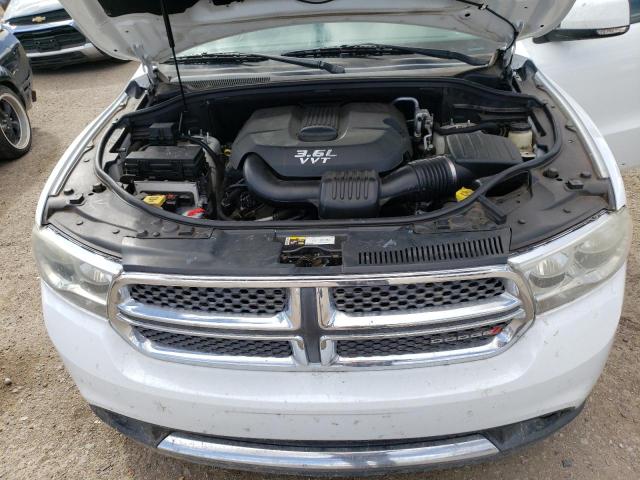 1C4RDHDGXDC682682 - 2013 DODGE DURANGO CR WHITE photo 12