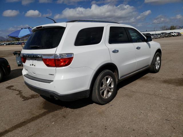 1C4RDHDGXDC682682 - 2013 DODGE DURANGO CR WHITE photo 3