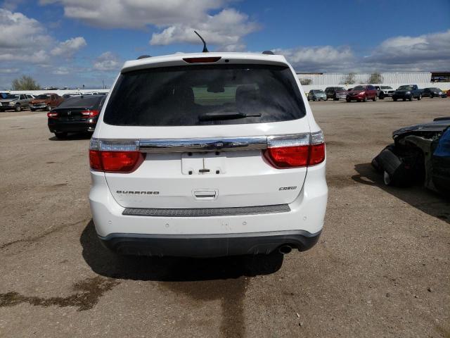 1C4RDHDGXDC682682 - 2013 DODGE DURANGO CR WHITE photo 6