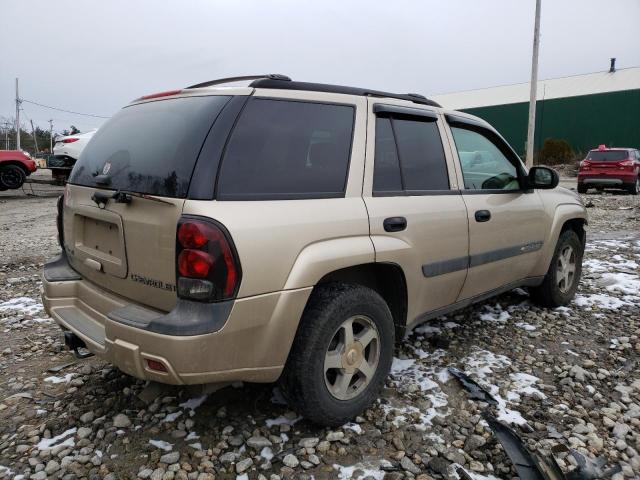 1GNDT13S342194049 - 2004 CHEVROLET TRAILBLAZE LS TAN photo 3