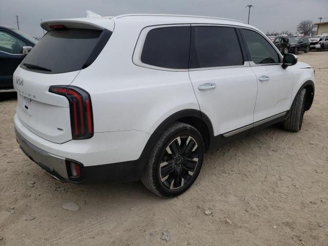 5XYP5DGC0PG377696 - 2023 KIA TELLURIDE SX WHITE photo 3