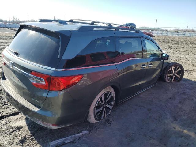 5FNRL6H9XKB026551 - 2019 HONDA ODYSSEY ELITE GRAY photo 3