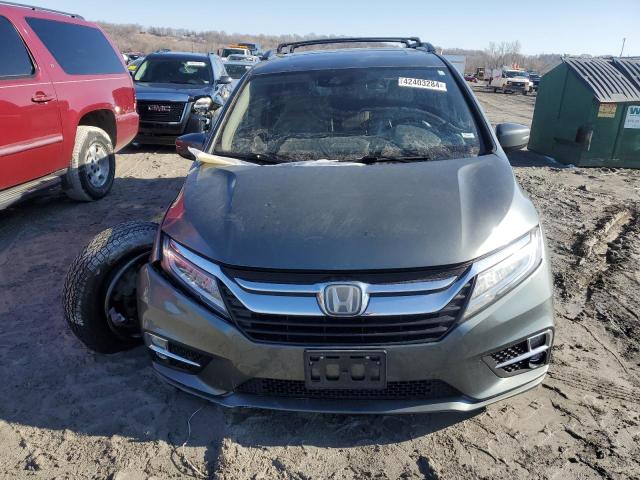 5FNRL6H9XKB026551 - 2019 HONDA ODYSSEY ELITE GRAY photo 5