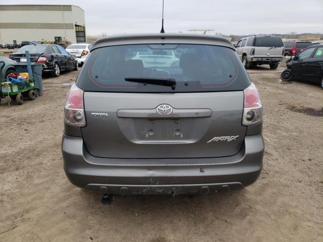 2T1KR32E75C493326 - 2005 TOYOTA COROLLA MA XR GRAY photo 6