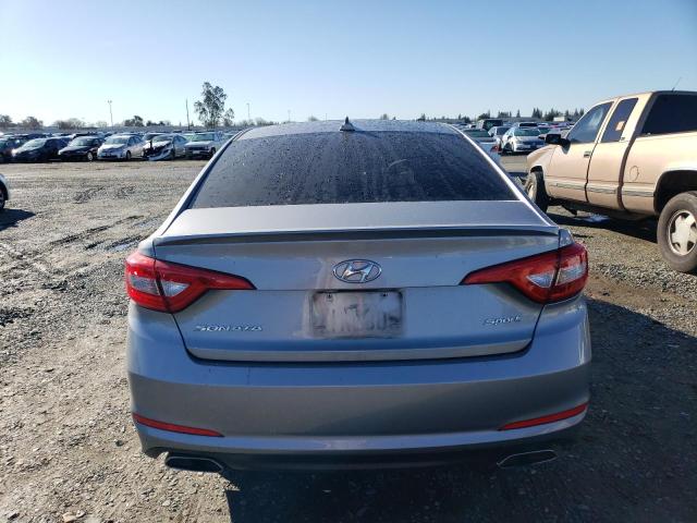 5NPE34AF9HH554885 - 2017 HYUNDAI SONATA SPORT GRAY photo 6