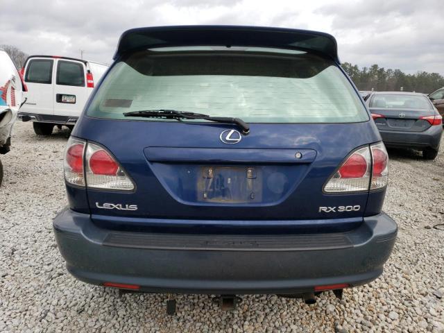 JTJGF10U620135375 - 2002 LEXUS RX300 300 BLUE photo 6