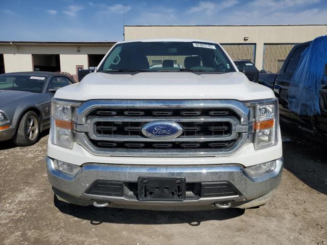 1FTFX1E87MKE07107 - 2021 FORD F150 SUPER CAB WHITE photo 5