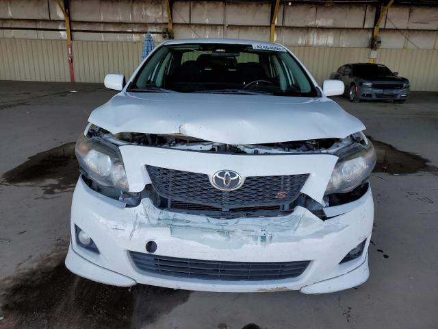 1NXBU4EE7AZ324092 - 2010 TOYOTA COROLLA BASE WHITE photo 5