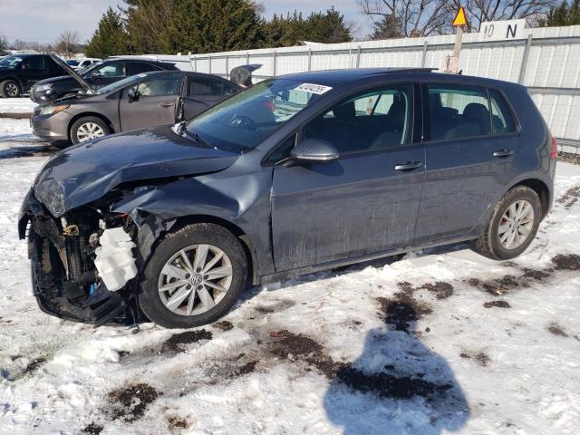 3VW217AU2FM039367 - 2015 VOLKSWAGEN GOLF GRAY photo 1
