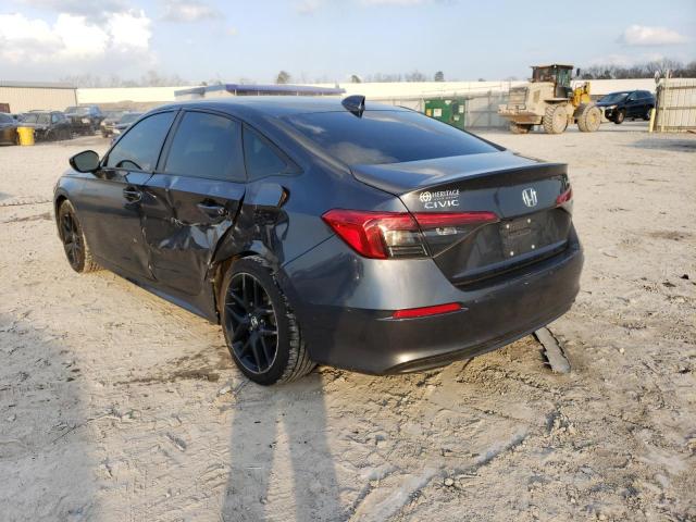 2HGFE2F50NH506748 - 2022 HONDA CIVIC SPORT 灰色 照片 2