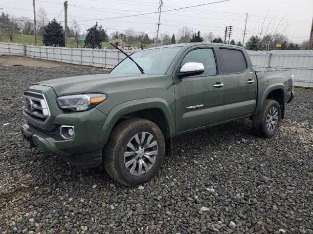 3TMGZ5AN8NM471765 - 2022 TOYOTA TACOMA DOUBLE CAB GREEN photo 1