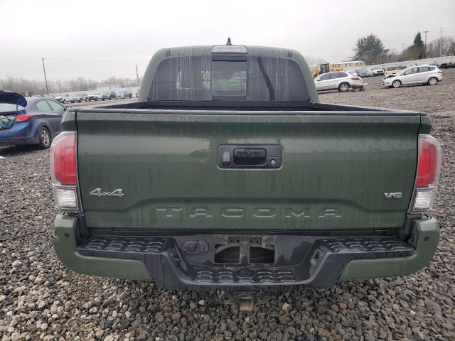 3TMGZ5AN8NM471765 - 2022 TOYOTA TACOMA DOUBLE CAB GREEN photo 6