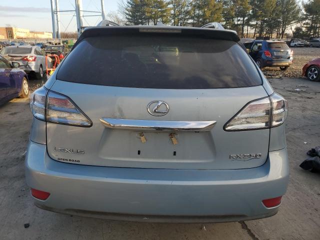 2T2BK1BA2AC015391 - 2010 LEXUS RX 350 TURQUOISE photo 6