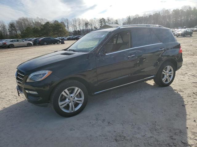 4JGDA5HB3EA274839 - 2014 MERCEDES-BENZ ML 350 4MATIC BLACK photo 1