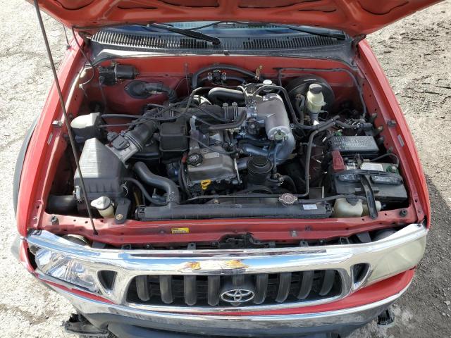 5TEGM92N52Z083041 - 2002 TOYOTA TACOMA DOUBLE CAB PRERUNNER RED photo 11