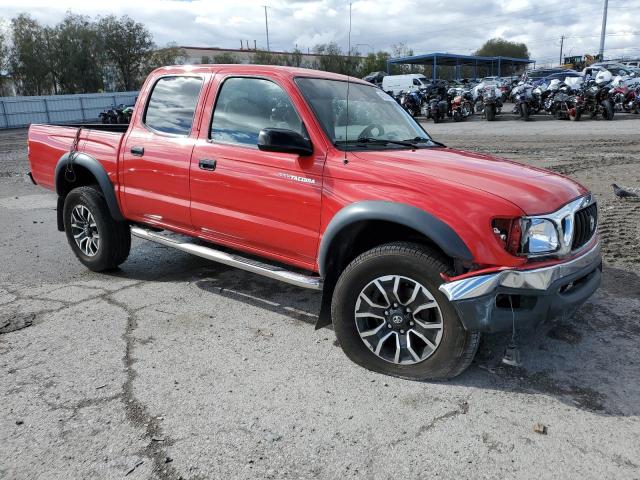 5TEGM92N52Z083041 - 2002 TOYOTA TACOMA DOUBLE CAB PRERUNNER RED photo 4