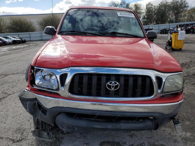 5TEGM92N52Z083041 - 2002 TOYOTA TACOMA DOUBLE CAB PRERUNNER RED photo 5