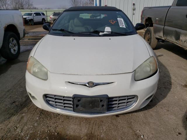 1C3EL55R22N309366 - 2002 CHRYSLER SEBRING LXI WHITE photo 5