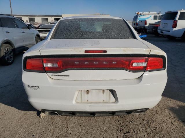 2C3CDXBG5EH241421 - 2014 DODGE CHARGER SE WHITE photo 6