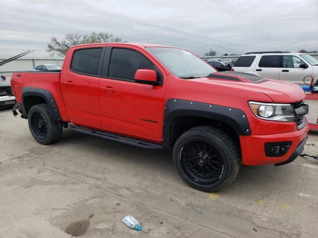 1GCGTDEN1J1155329 - 2018 CHEVROLET COLORADO Z71 RED photo 4