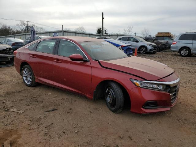 1HGCV1F18MA031048 - 2021 HONDA ACCORD LX MAROON photo 4