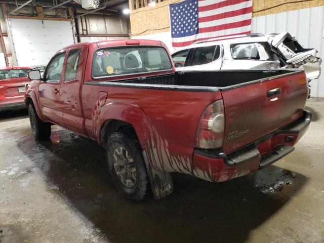 5TFUX4EN8FX036298 - 2015 TOYOTA TACOMA ACCESS CAB წითელი ფოტო 2