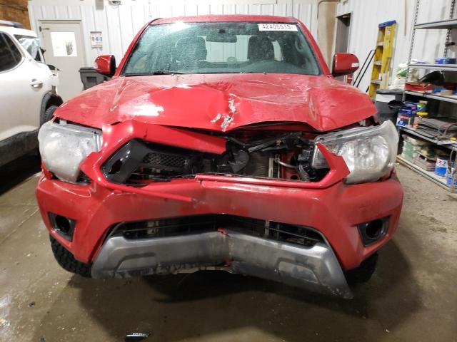 5TFUX4EN8FX036298 - 2015 TOYOTA TACOMA ACCESS CAB წითელი ფოტო 5
