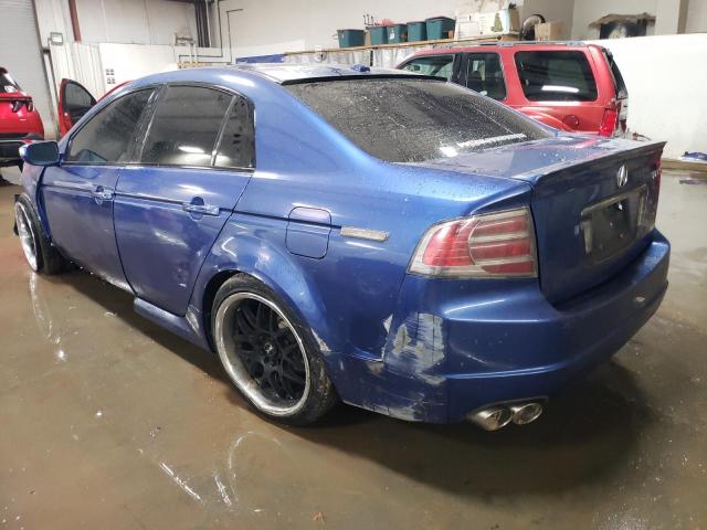 19UUA76508A039432 - 2008 ACURA TL TYPE S BLUE photo 2