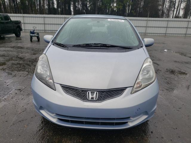 JHMGE8H48AC036765 - 2010 HONDA FIT SPORT BLUE photo 5