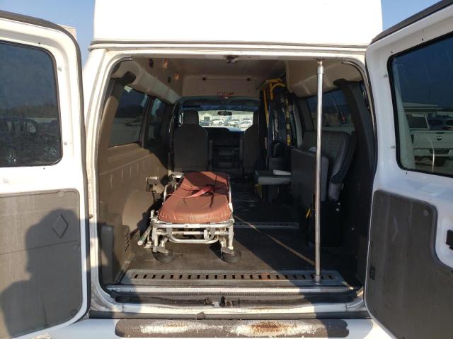 1FTNS1EW3EDA21959 - 2014 FORD ECONOLINE E150 VAN WHITE photo 10