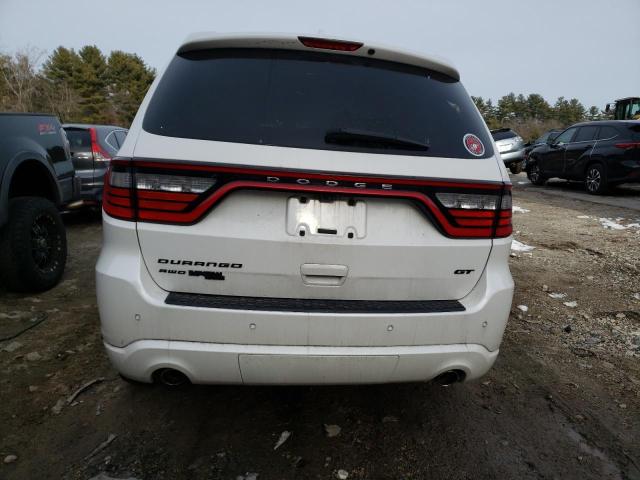 1C4RDJDG5HC666810 - 2017 DODGE DURANGO GT WHITE photo 6