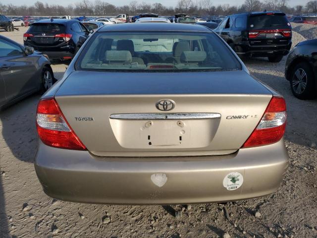 4T1BE30K53U719007 - 2003 TOYOTA CAMRY LE BEIGE photo 6