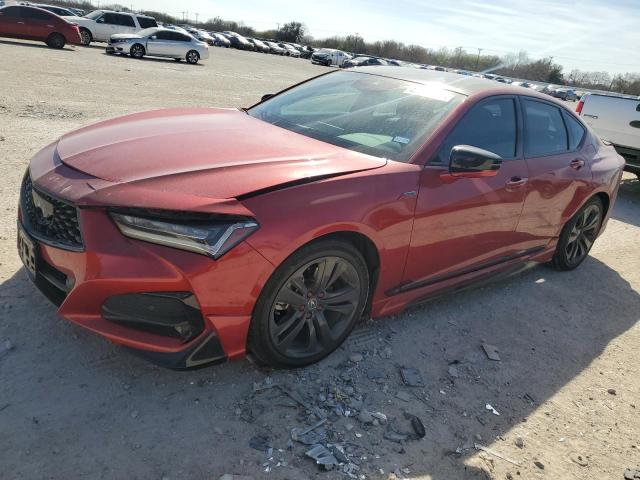 19UUB6F54MA007990 - 2021 ACURA TLX TECH A MAROON photo 1