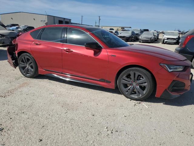 19UUB6F54MA007990 - 2021 ACURA TLX TECH A MAROON photo 4