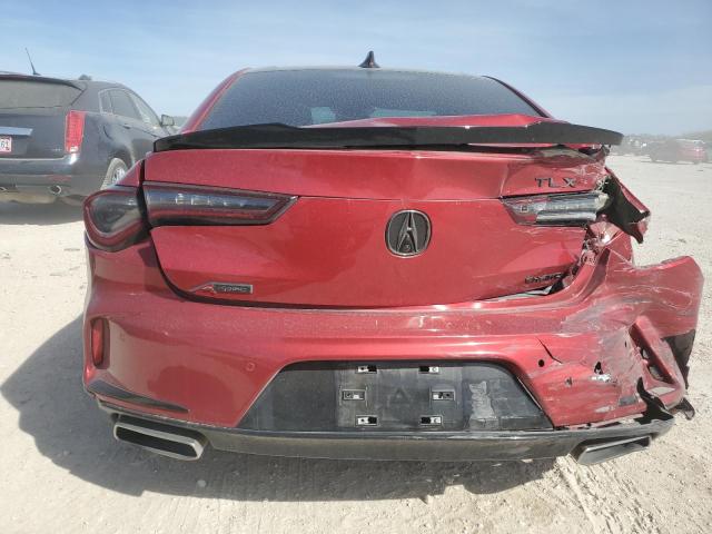 19UUB6F54MA007990 - 2021 ACURA TLX TECH A MAROON photo 6