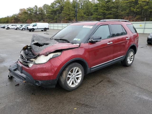 1FM5K8D86DGB11157 - 2013 FORD EXPLORER X RED photo 1