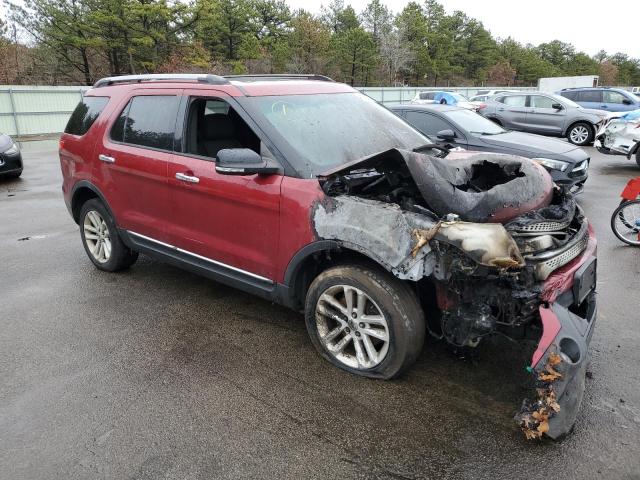 1FM5K8D86DGB11157 - 2013 FORD EXPLORER X RED photo 4